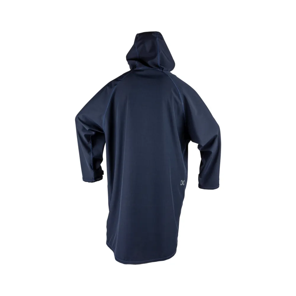 2025 Ronix Head Honcho Poncho Wet/Dry Zip Up - Navy Blue / Grey