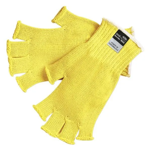 9373XL MCR Safety Cut Resistant Gloves, Kevlar, X-Large, Yellow, 7 ga THK