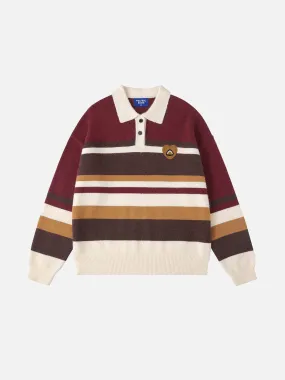 Aelfric Eden Vintage Stripe Polo Sweater