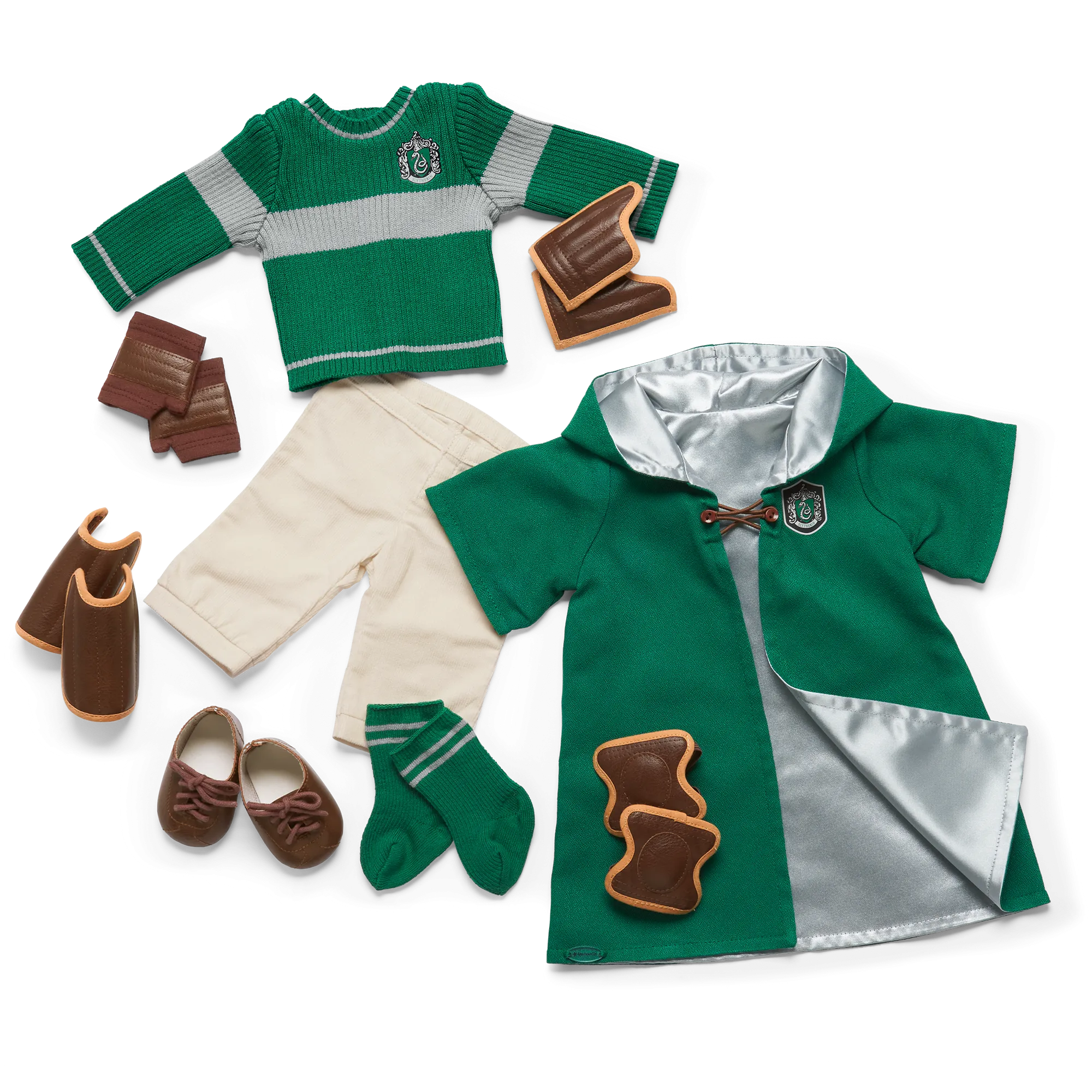 American Girl® Slytherin™ Quidditch™ Uniform for 18-inch Dolls