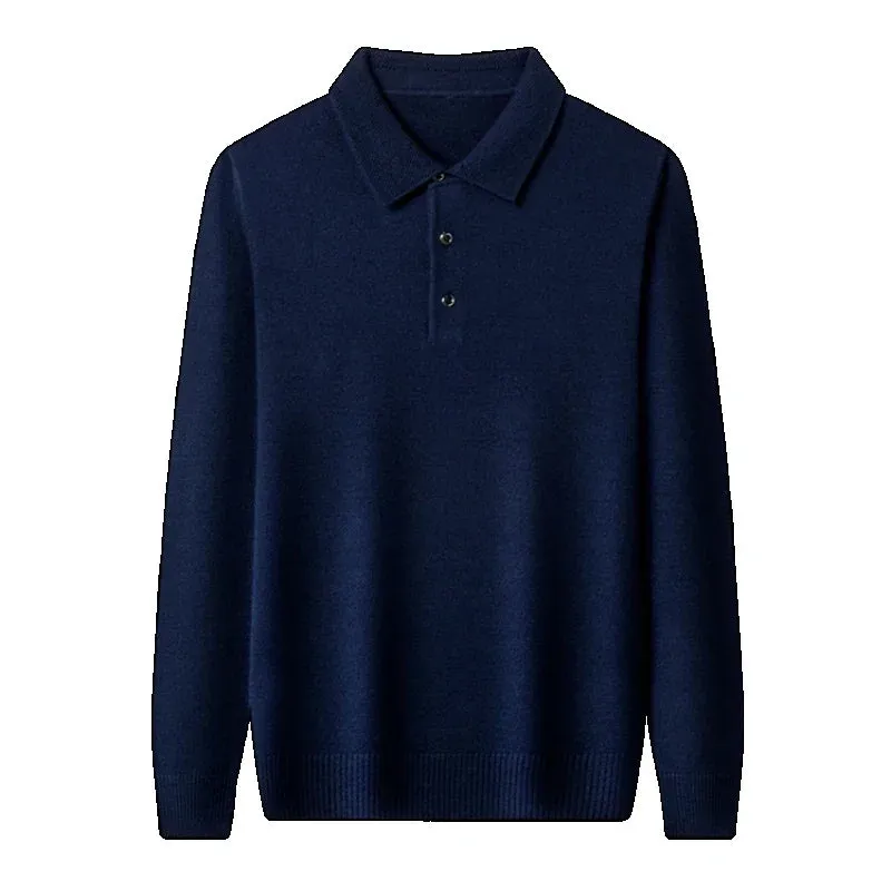 Antonios polo sweater with buttons