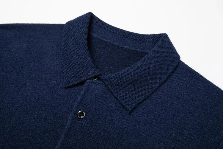 Antonios polo sweater with buttons