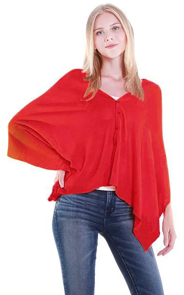 AO523 Multi-Way Scarf Poncho