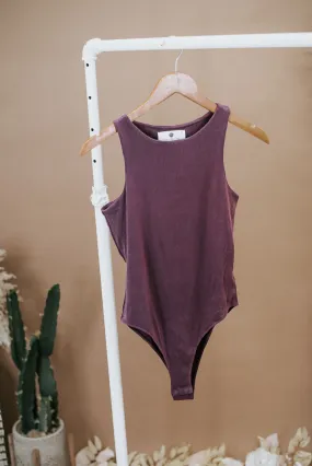 Best Of The Best High Neck Bodysuit, Purple