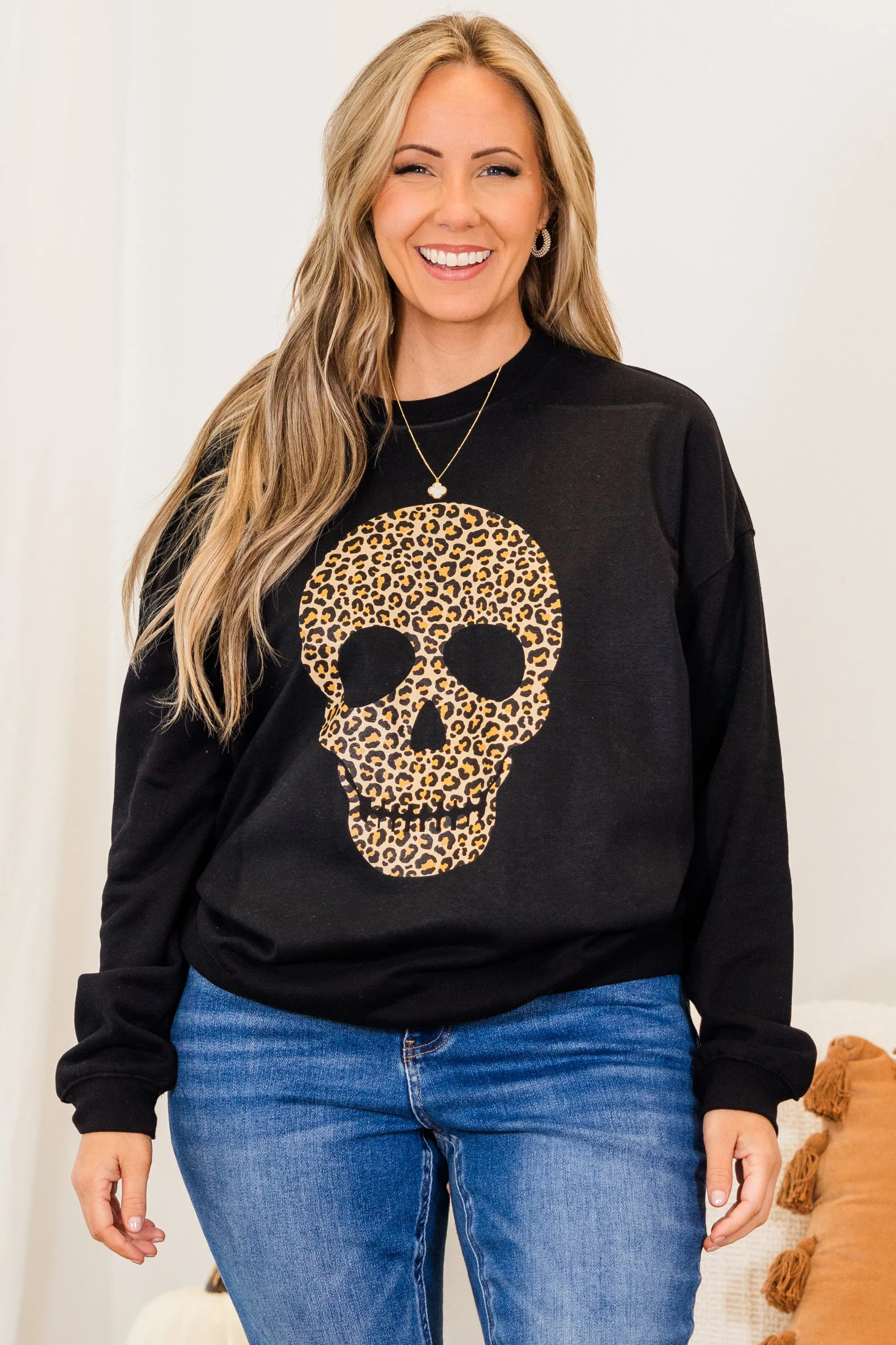 Bone To Be Wild Pullover, Black