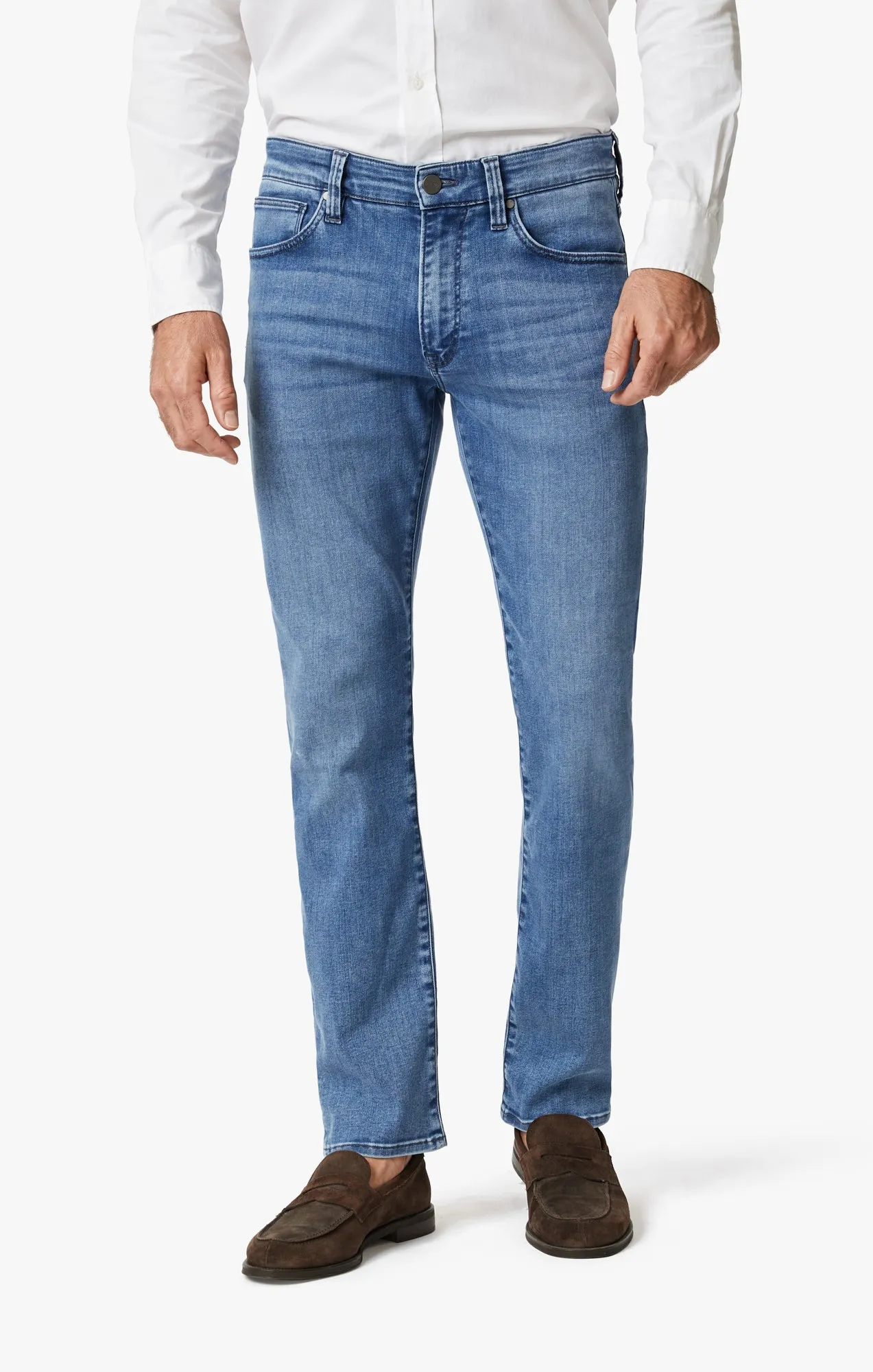 Charisma Relaxed Straight Leg Jeans In Light Tonal Urban