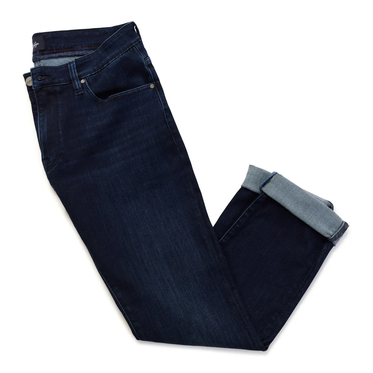 Cool Tapered Leg Jeans In Dark Midnight Brushed Urban