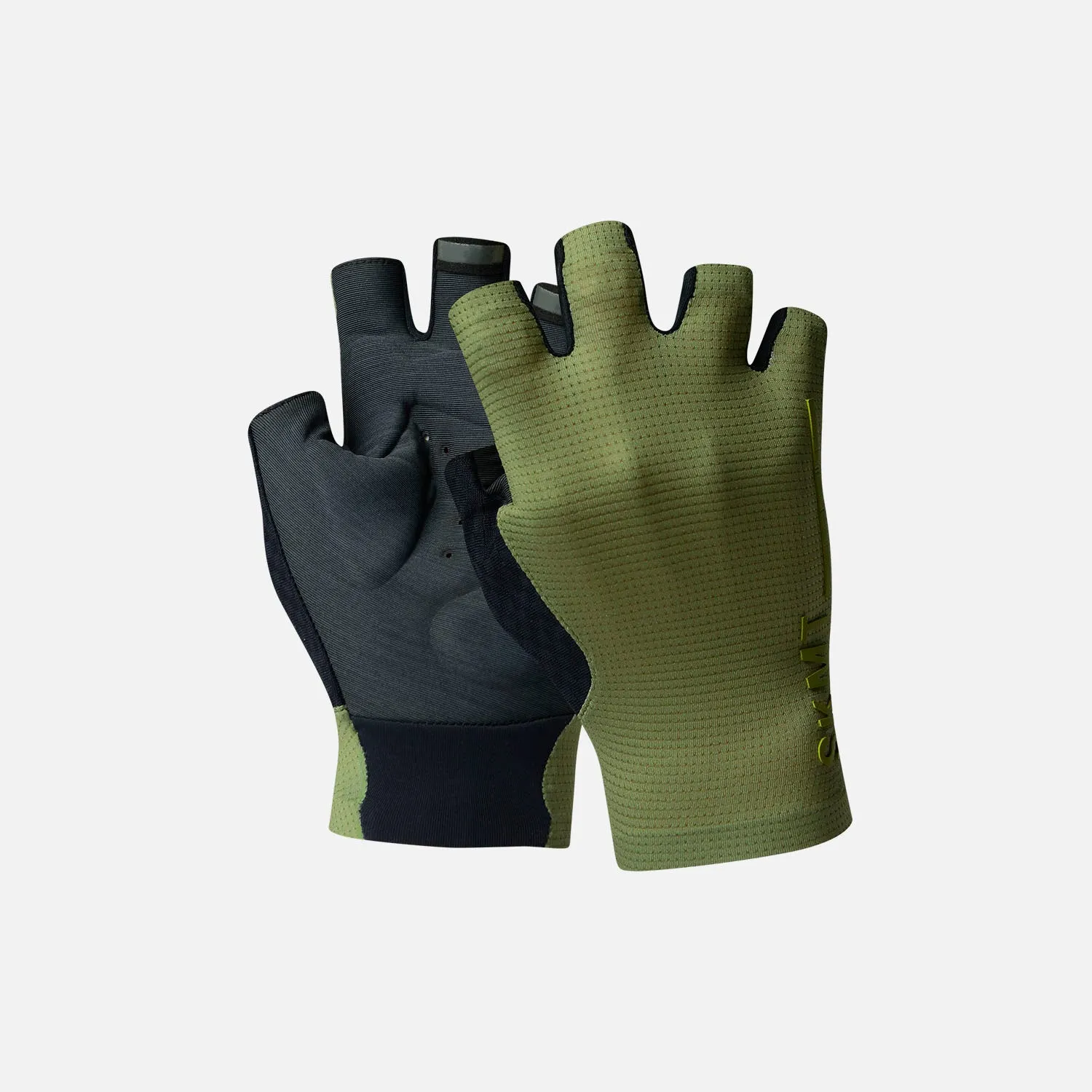 Cycling Half Finger Gloves Minima Bronze Green