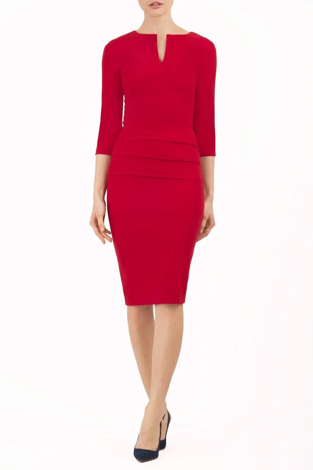 Daphne Venice Stretch Pencil Dress