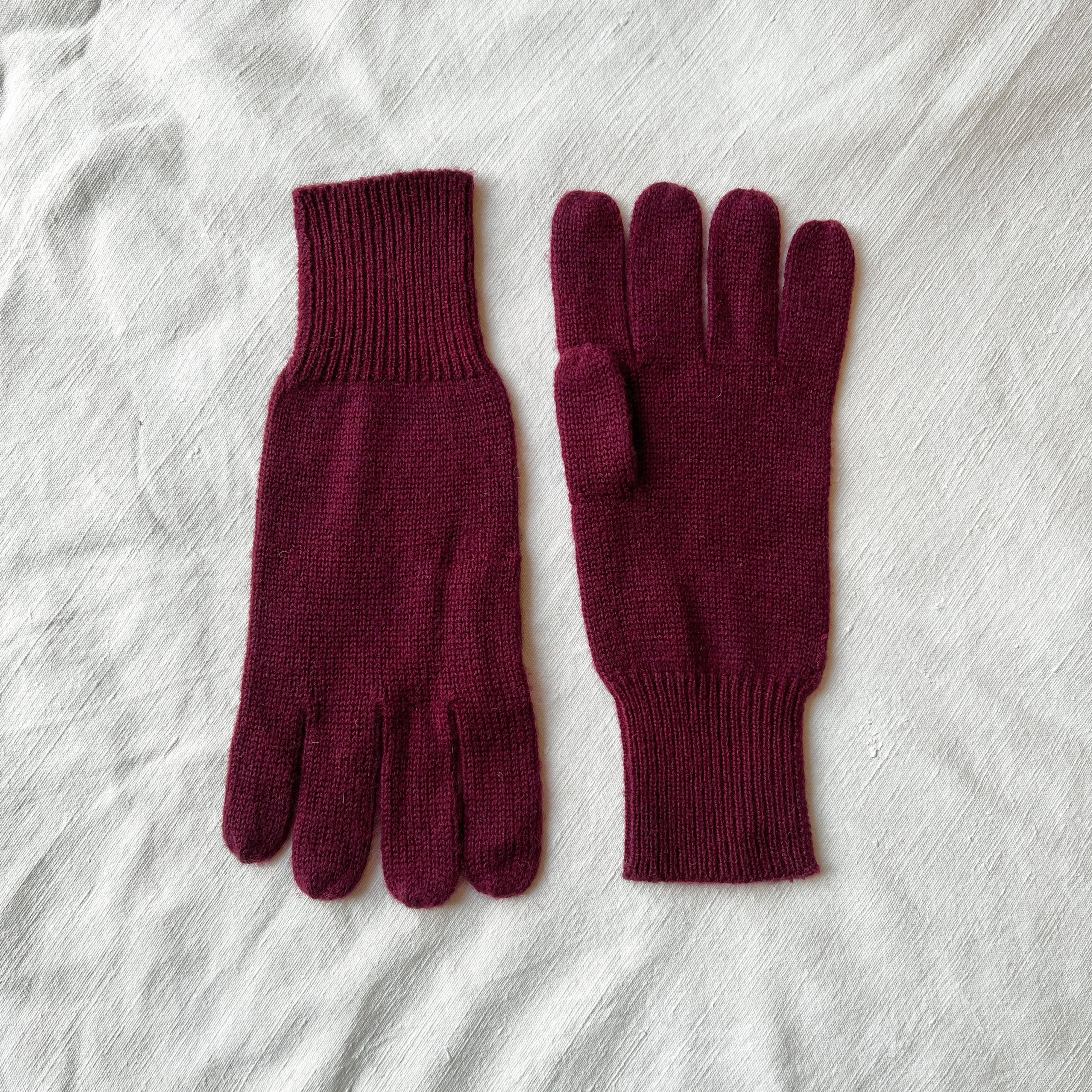 DEENA Luxury Soft Fine Knit Merino Ladies Gloves