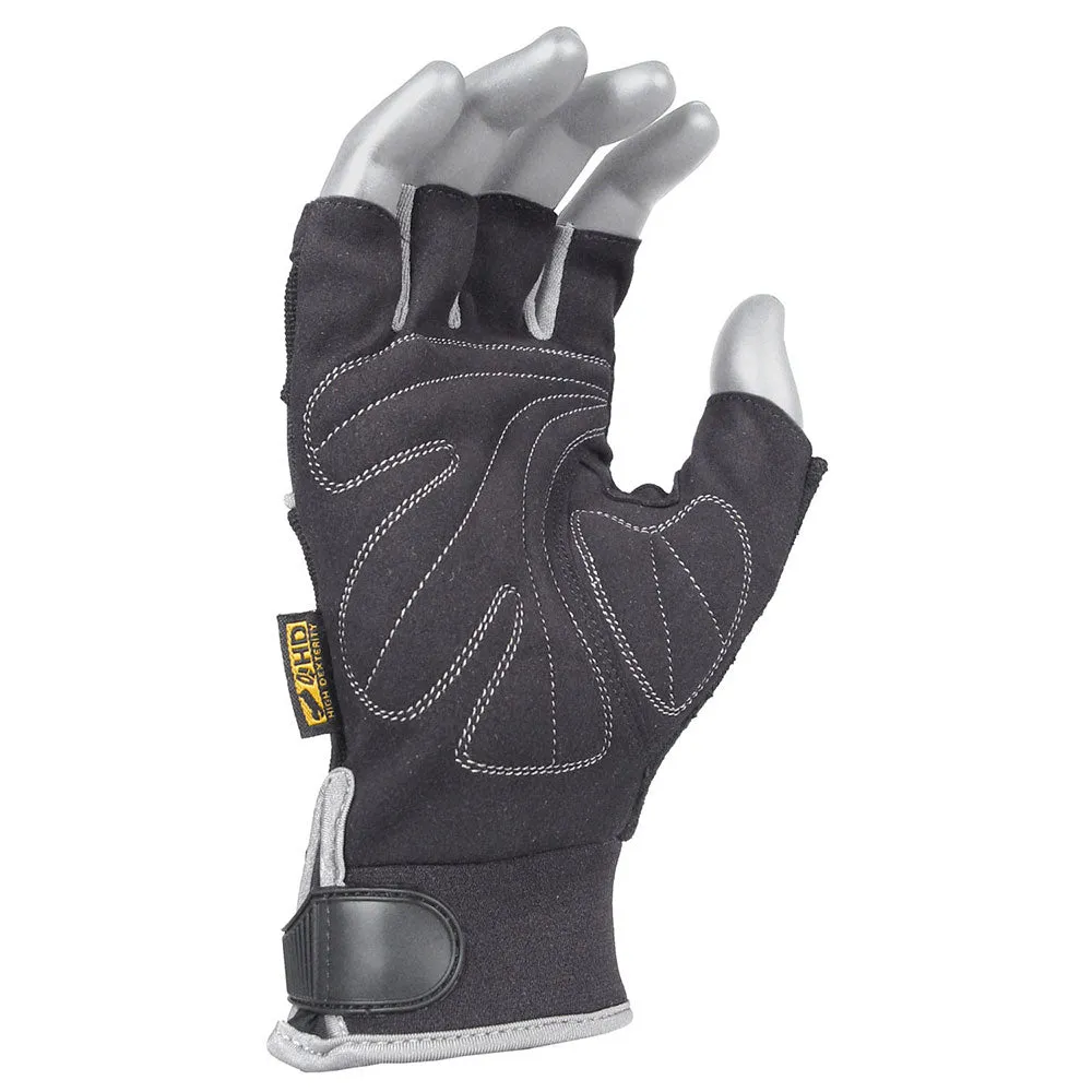 DeWalt DPG230L DeWalt Fingerless Performance Glove palm Overlay Large