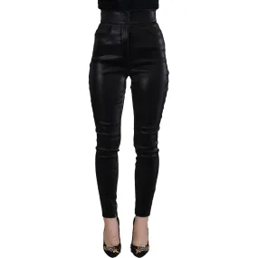 Dolce & Gabbana Elegant Black Denim Pants - Tailored Fit