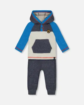 DPD Super Soft Color Block Sweatsuit Set Boy