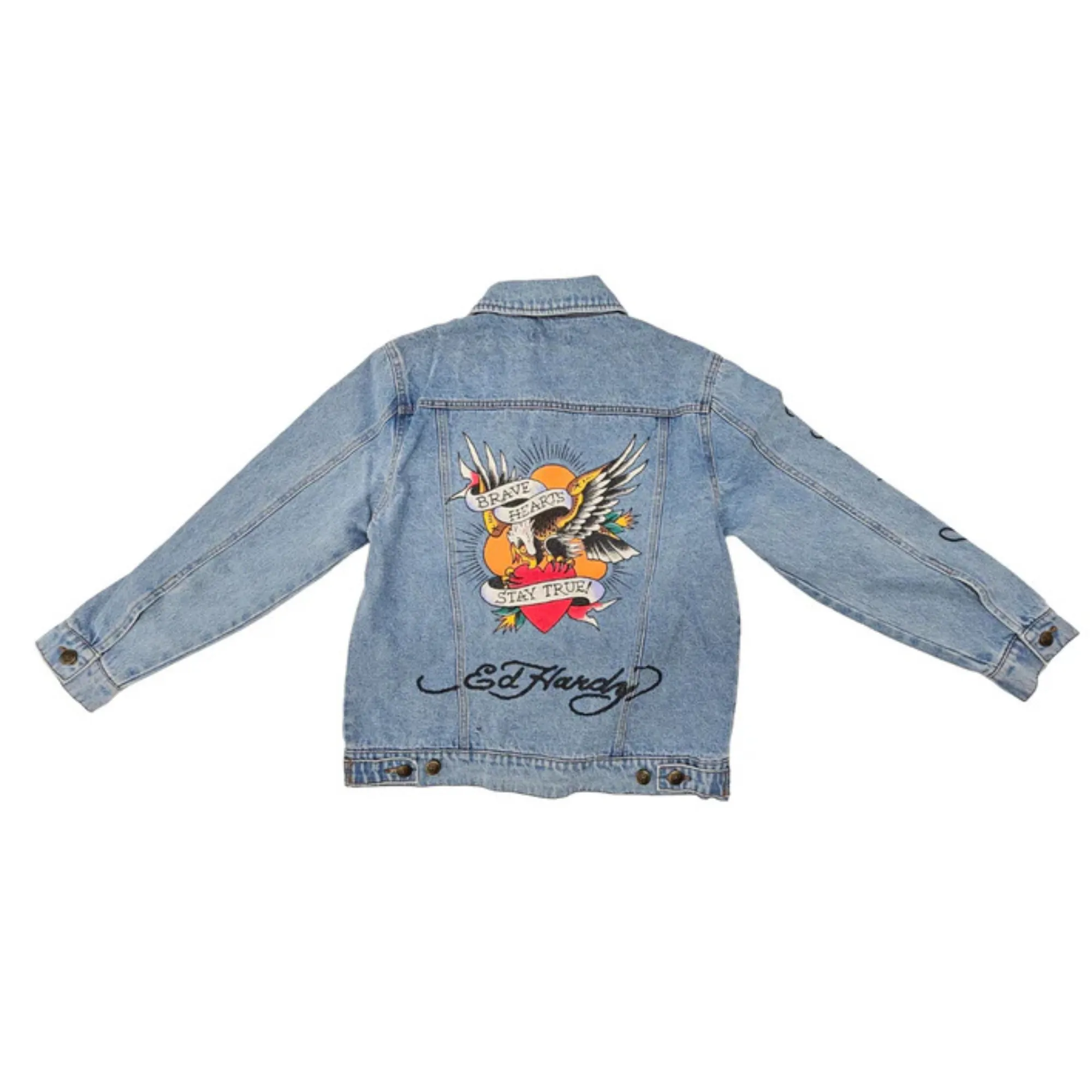 ED HARDY Brave Eagle Women's Denim Jacket