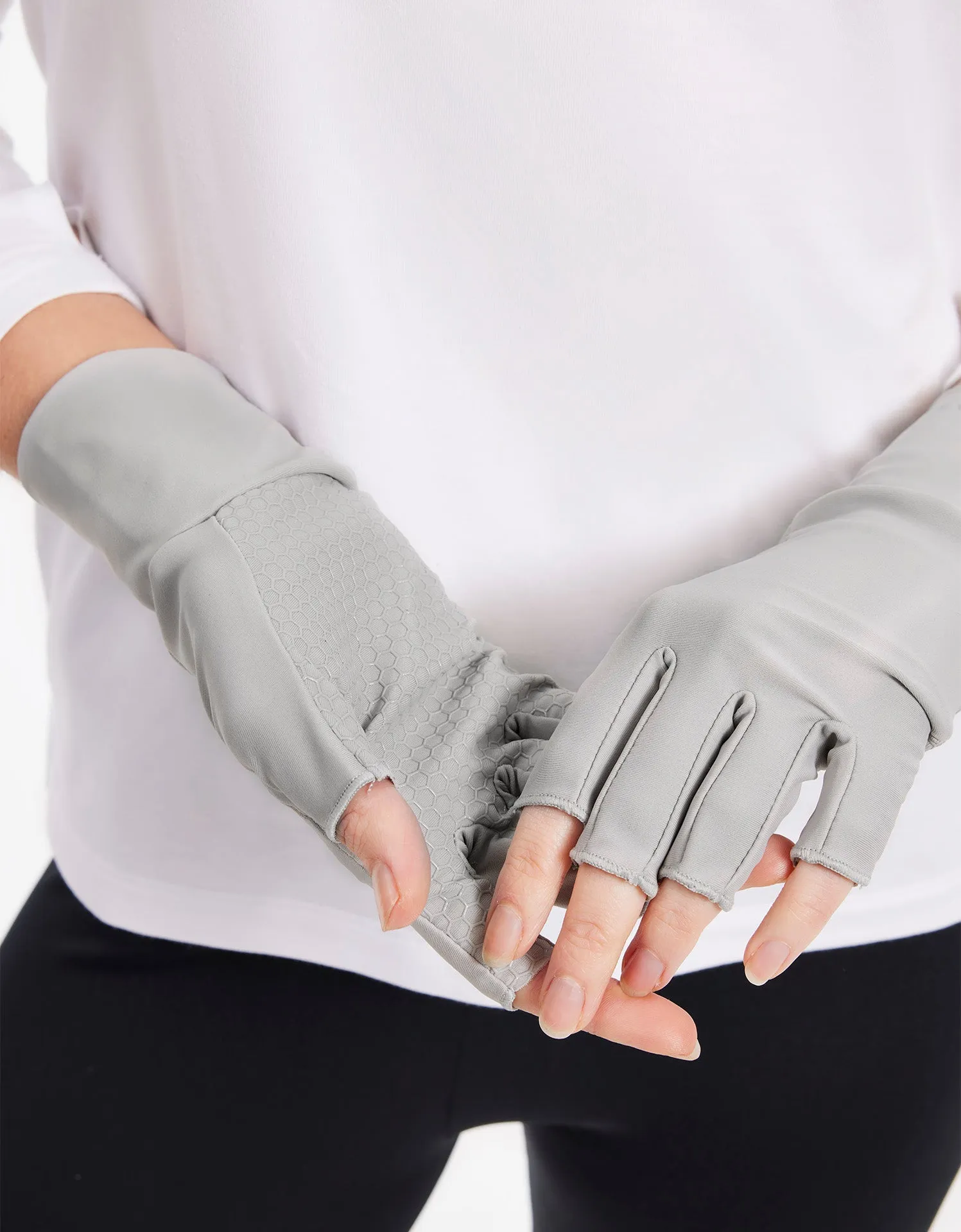 Fingerless Driving Gloves UPF 50  Sun Protection