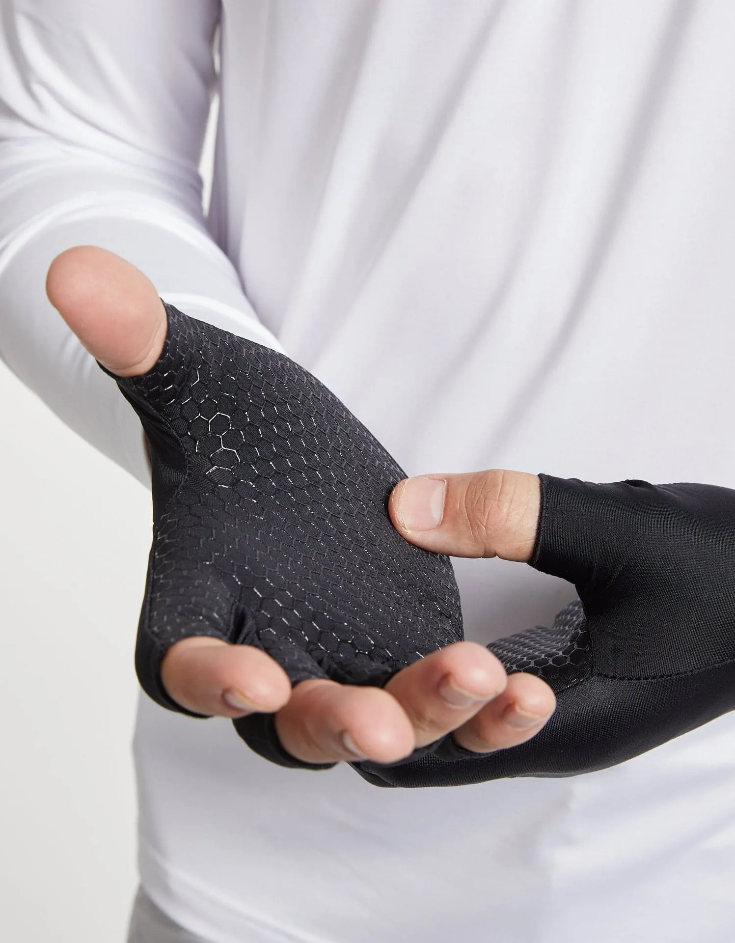 Fingerless Driving Gloves UPF 50  Sun Protection