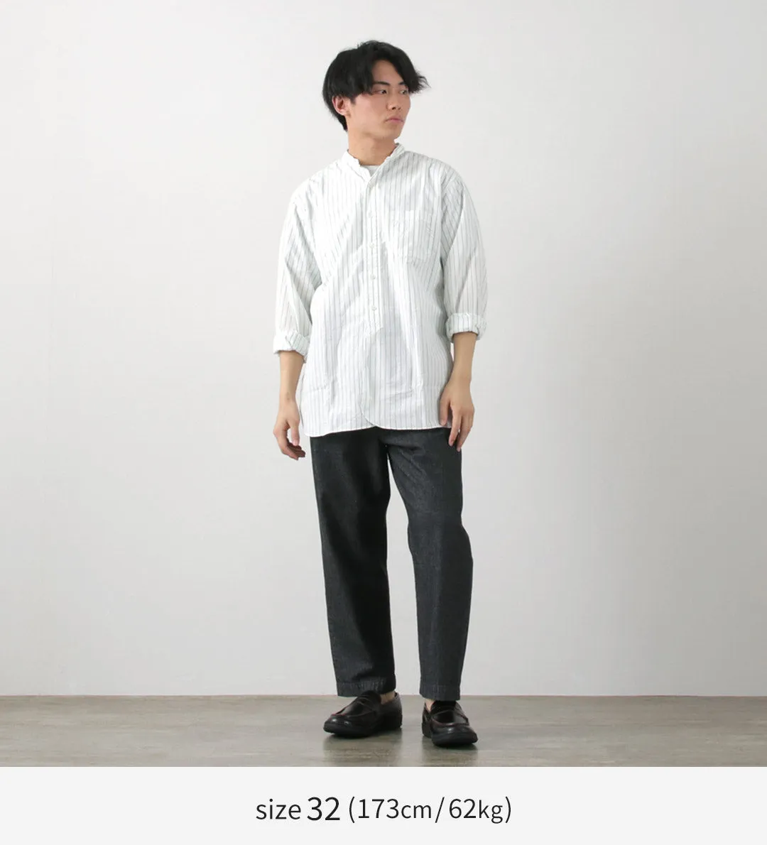 FUJITO / 2 Tuck Trousers Light Ounce Denim