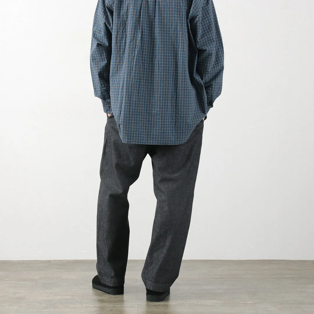 FUJITO / 2 Tuck Trousers Light Ounce Denim