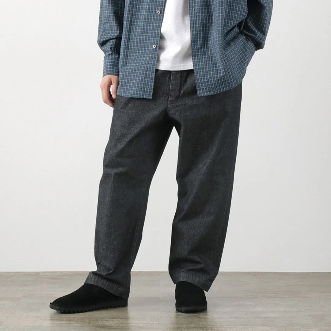 FUJITO / 2 Tuck Trousers Light Ounce Denim