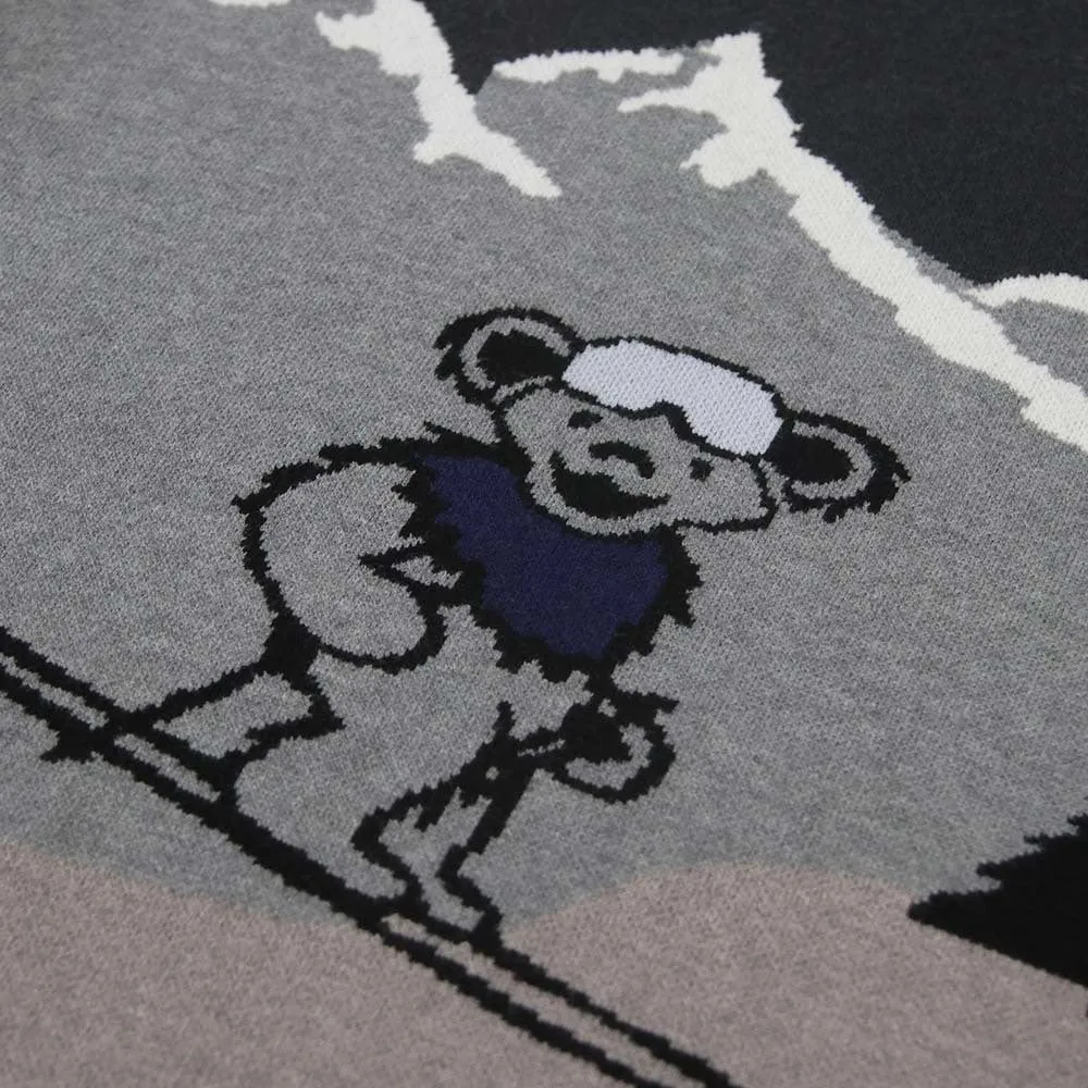 Grateful Dead | Classic Sweater | Ski Bear in Greys