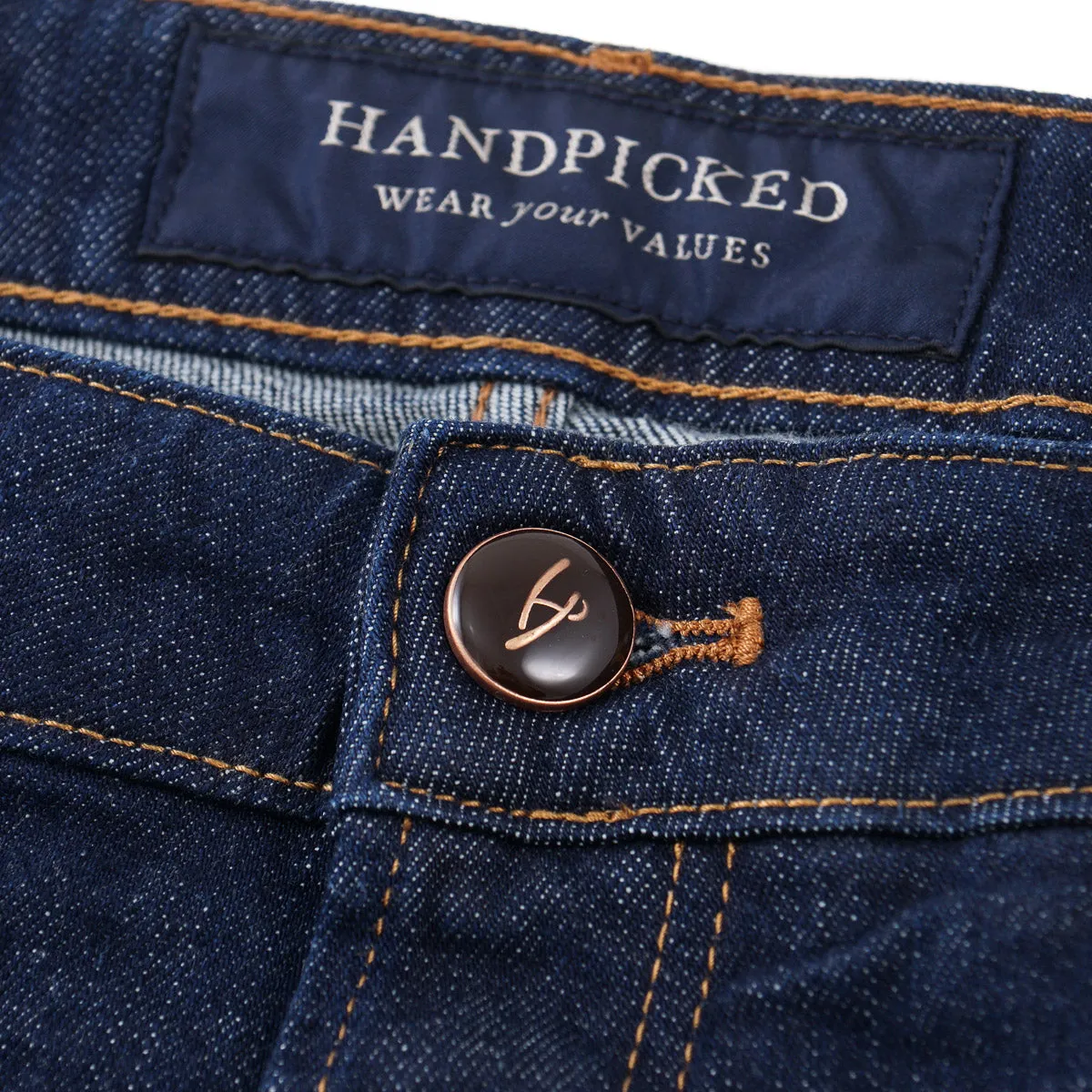 Handpicked 'Orvieto' Slim-Fit Denim Jeans