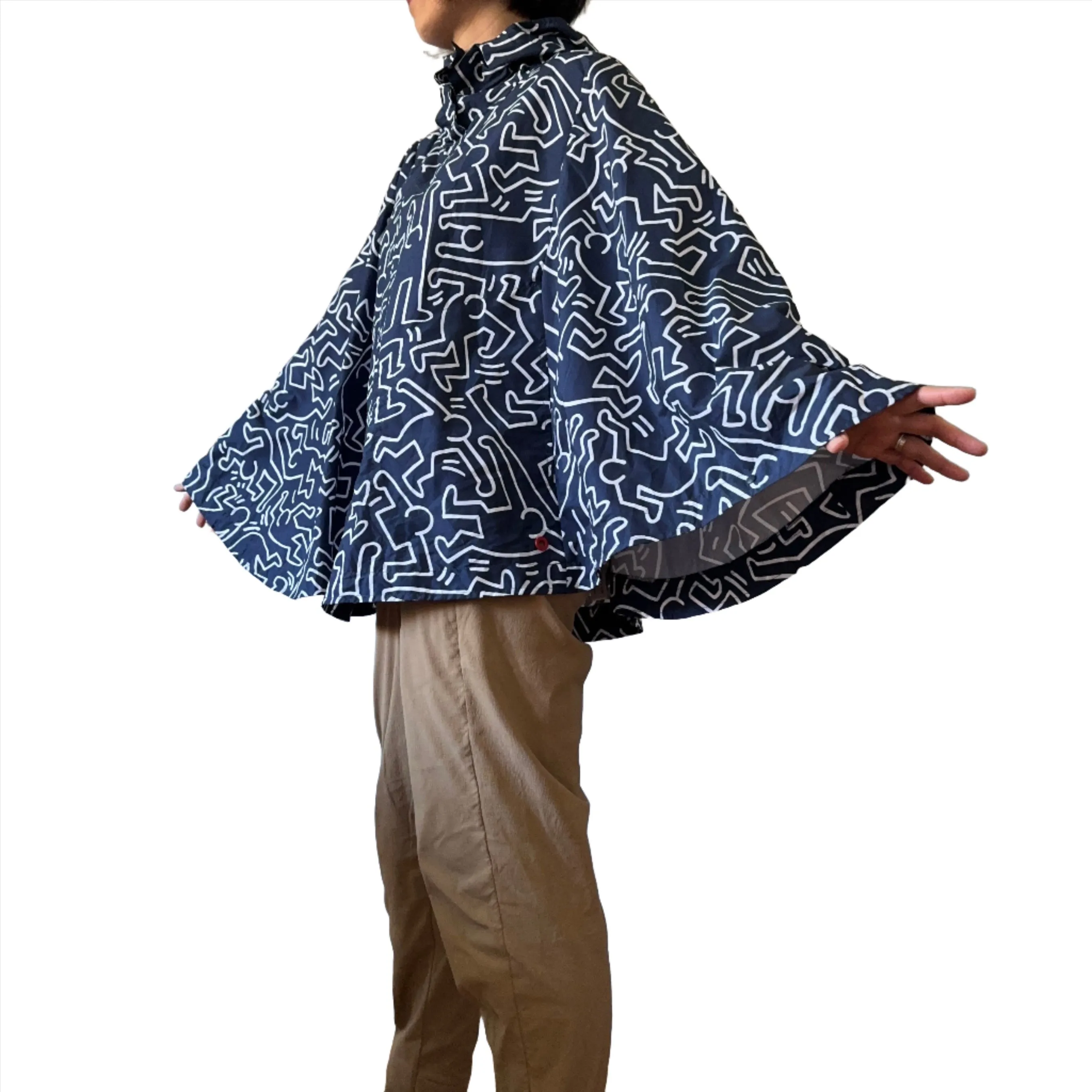 Hershell x Keith Herring / Rain poncho / Women XS-S