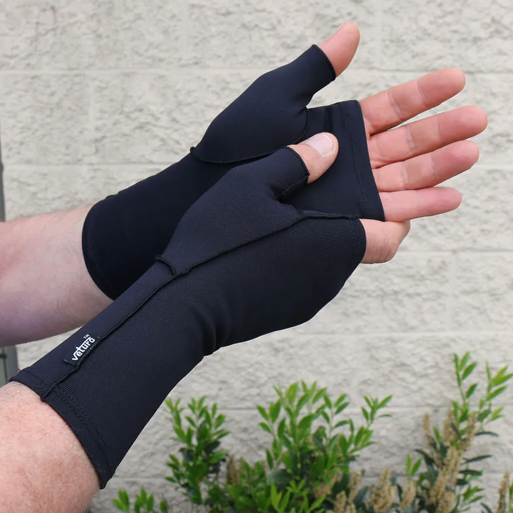 Infrared Fingerless Mitten Gloves - Hand & Wrist Support