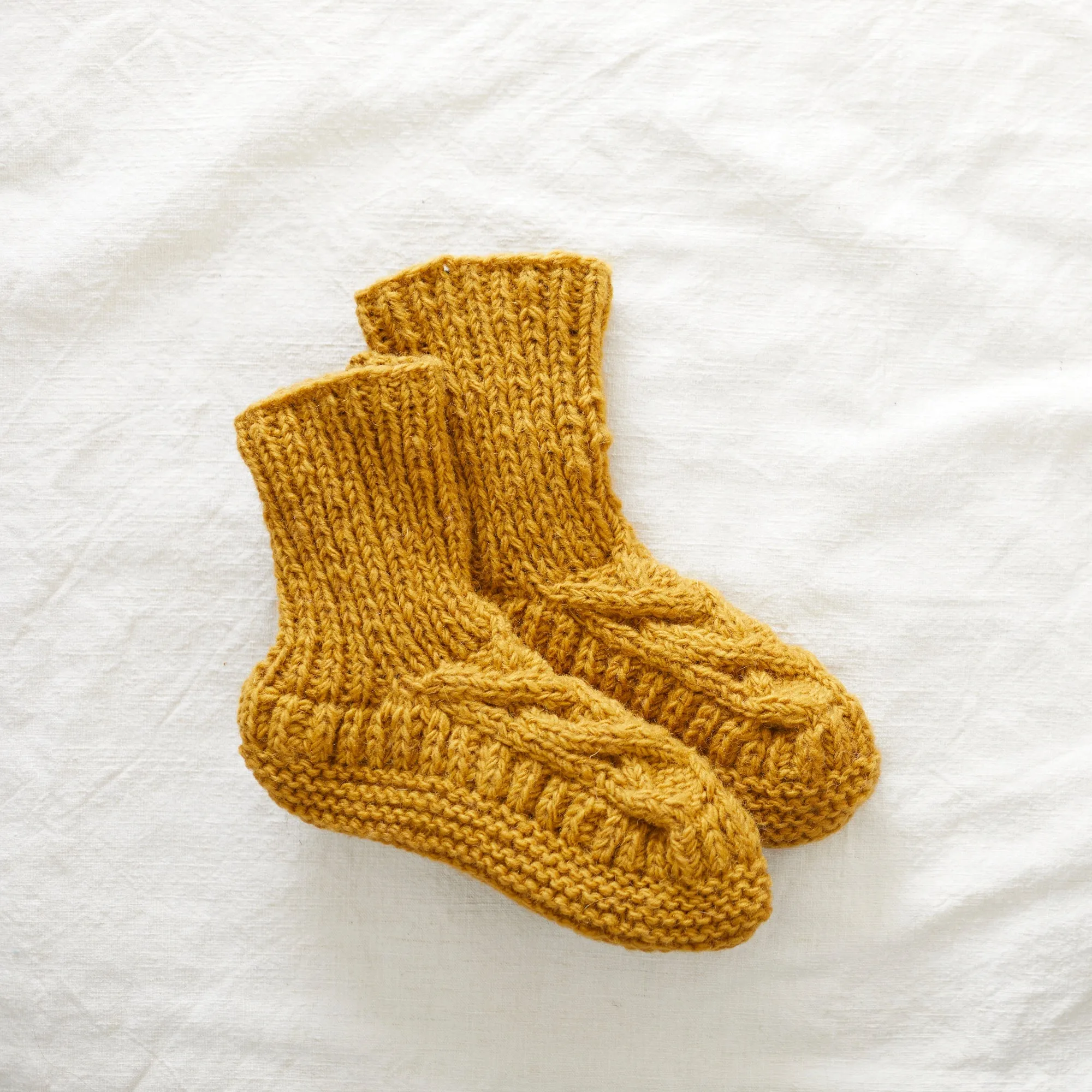 JANA Cable Knit Lined Wool Slipper Socks S/M/L (WS)