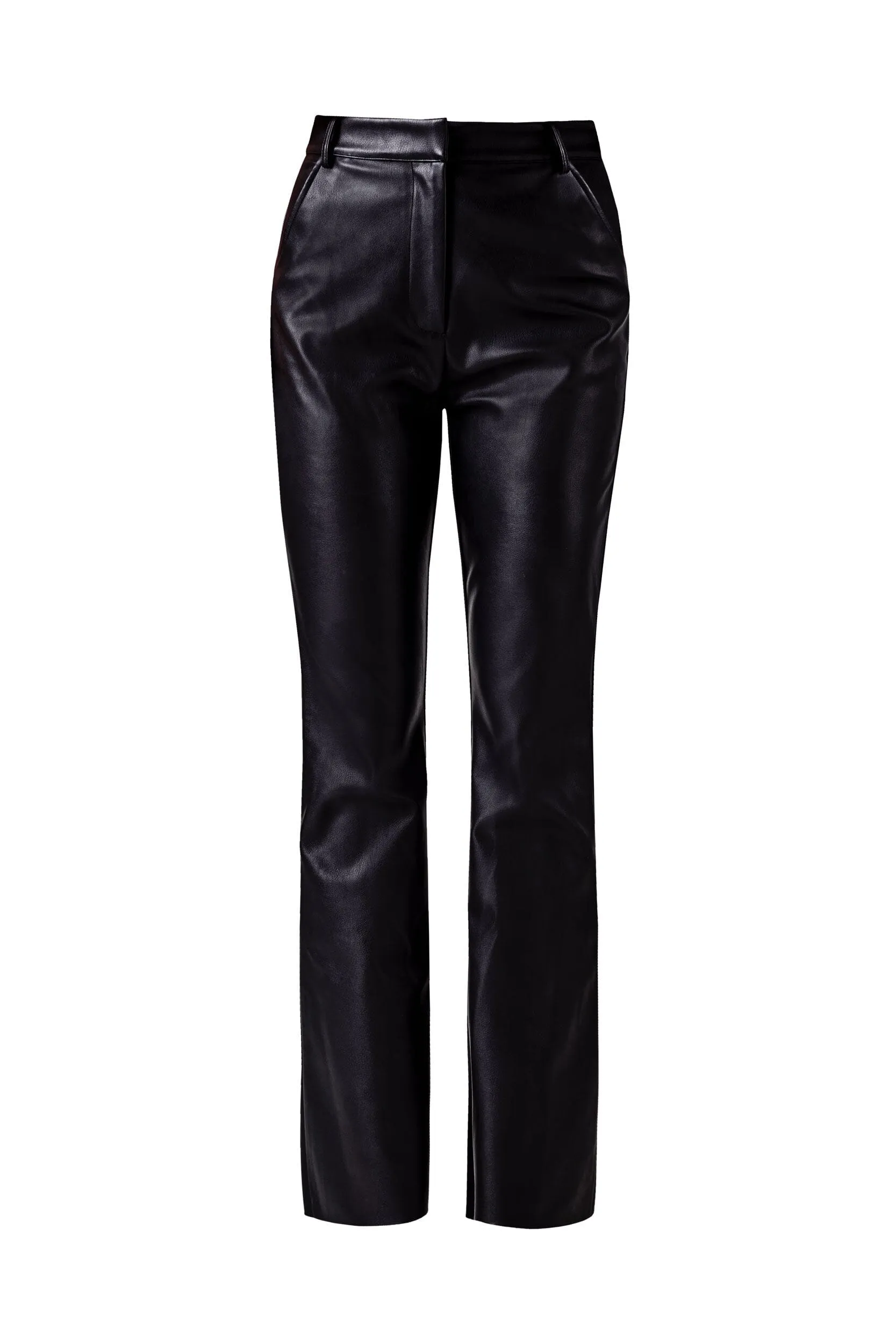 Jayden Black Vegan Leather Pants