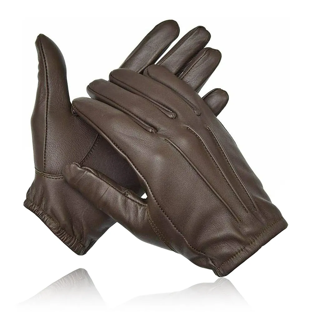 Kevlar Police Security Leather Glove