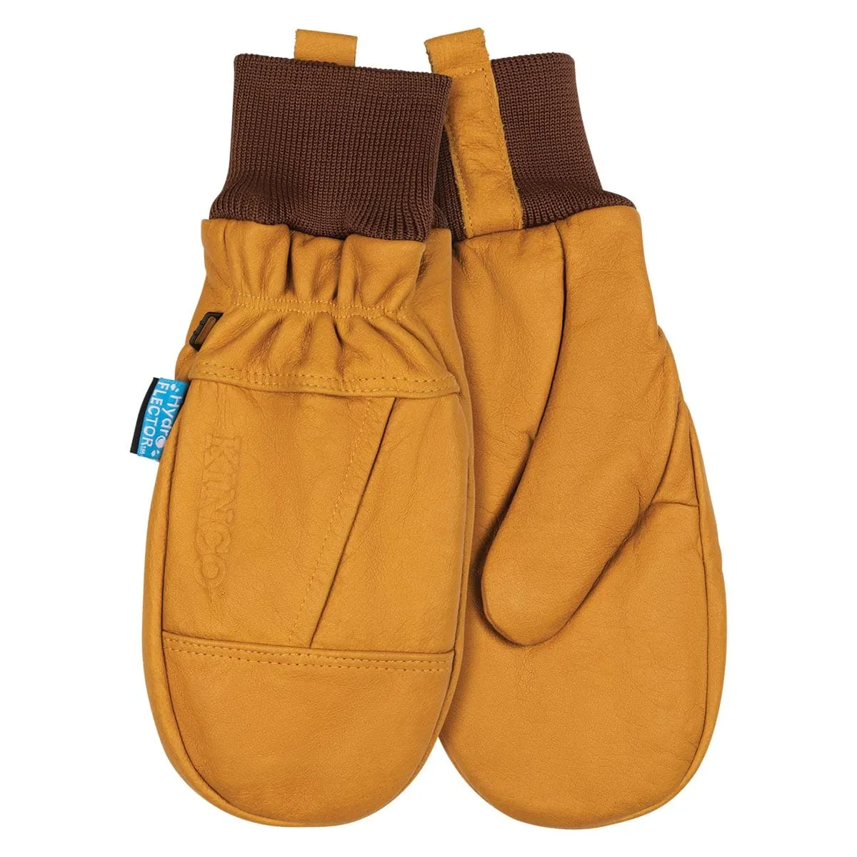 Kinco Hydroflector Lined Water-Resistant Premium Grain Buffalo Mitt