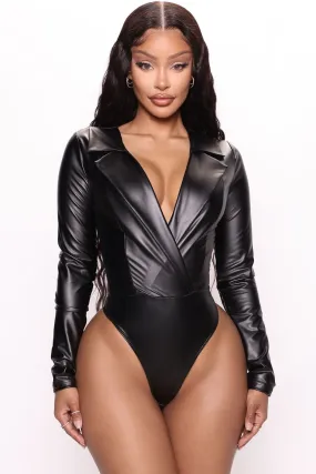 Let's Get To Business Bodysuit - Black