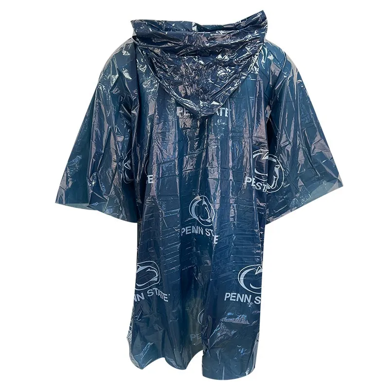 Lightweight Adult Navy Rain Poncho