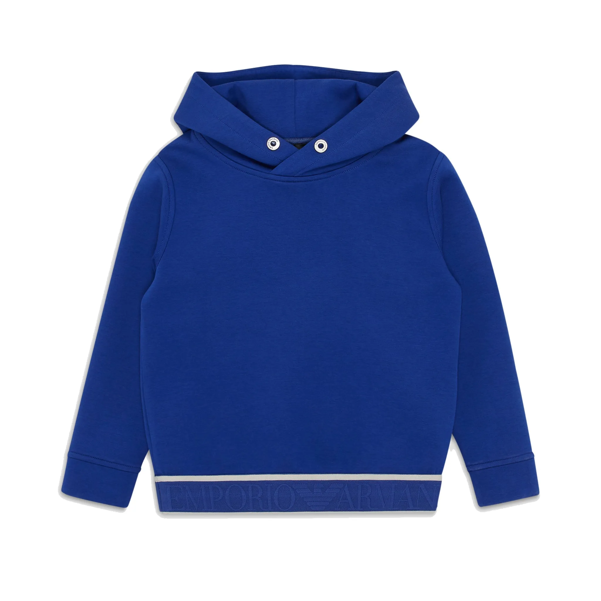 Logo Hemline Pullover Hoodie