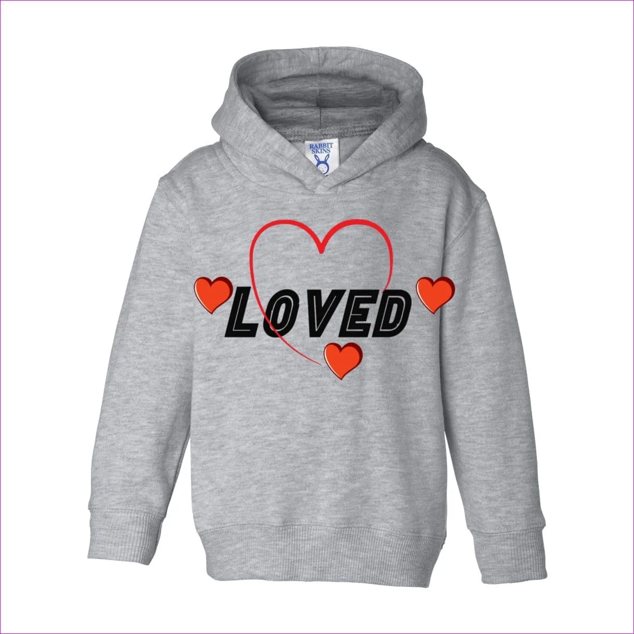 Loved Toddler Pullover Fleece Hoodie