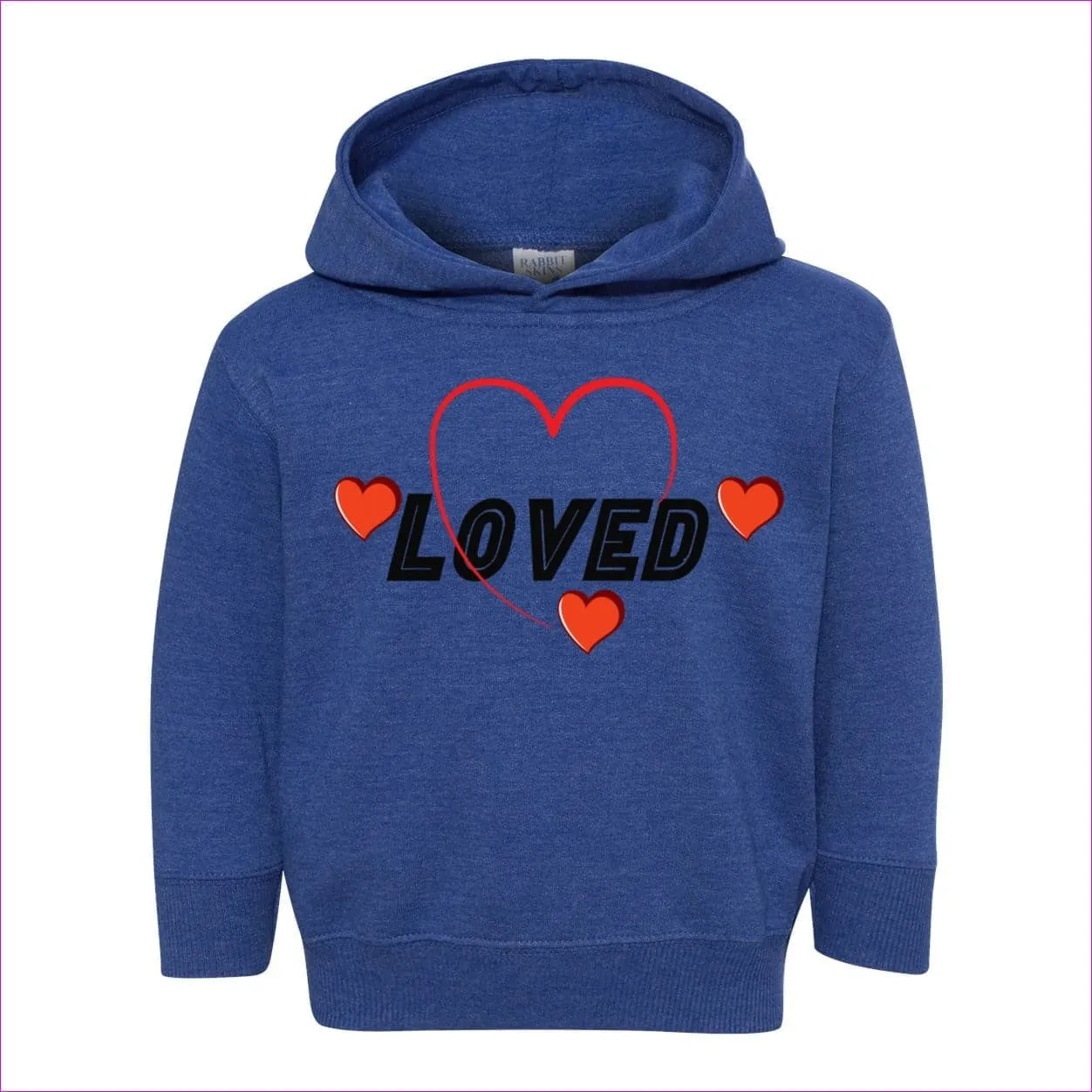 Loved Toddler Pullover Fleece Hoodie