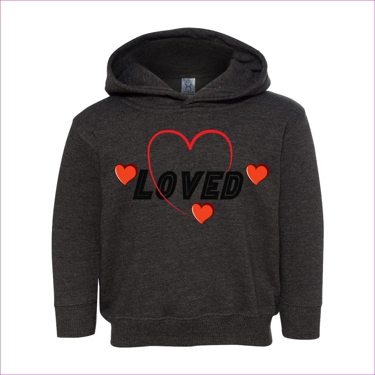 Loved Toddler Pullover Fleece Hoodie