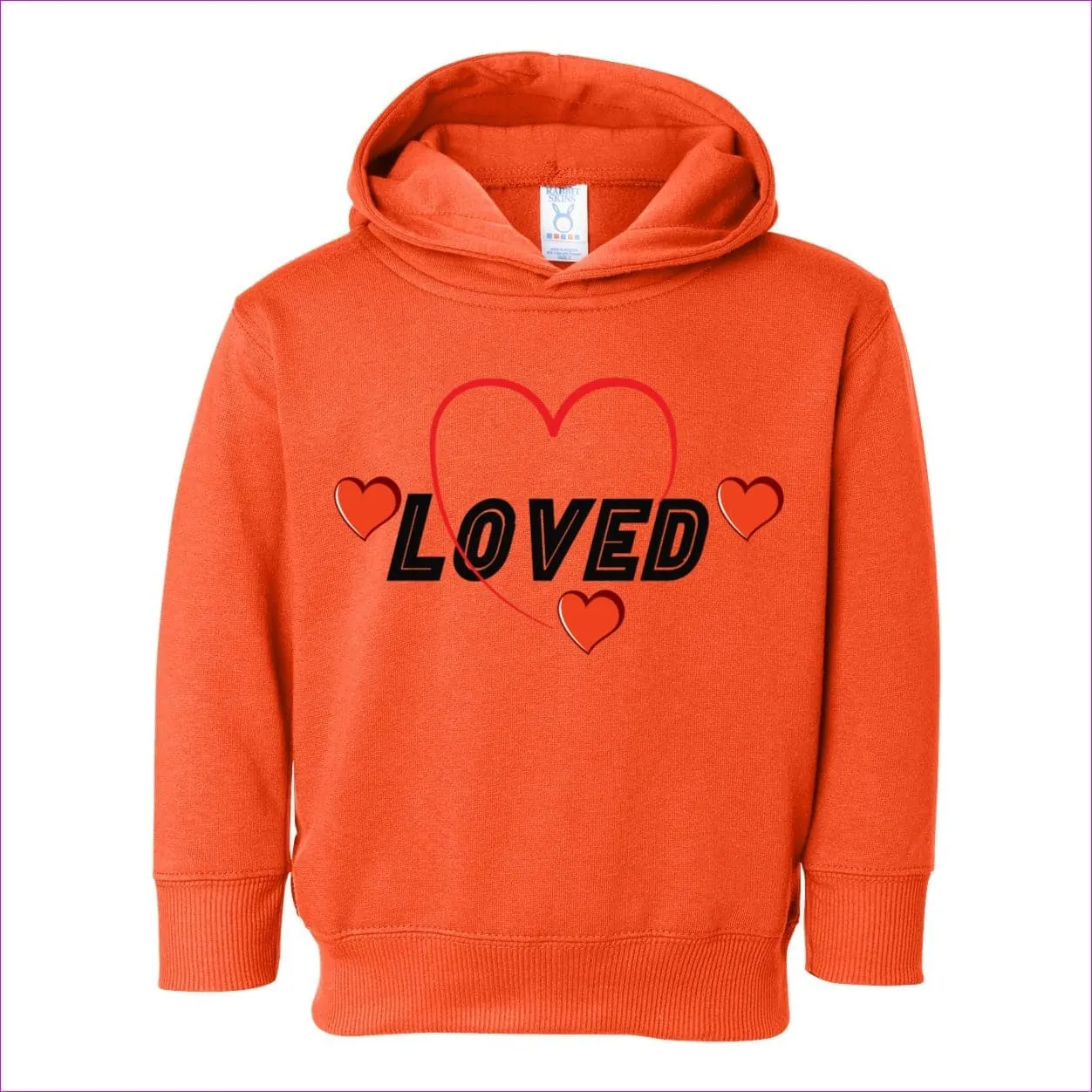 Loved Toddler Pullover Fleece Hoodie