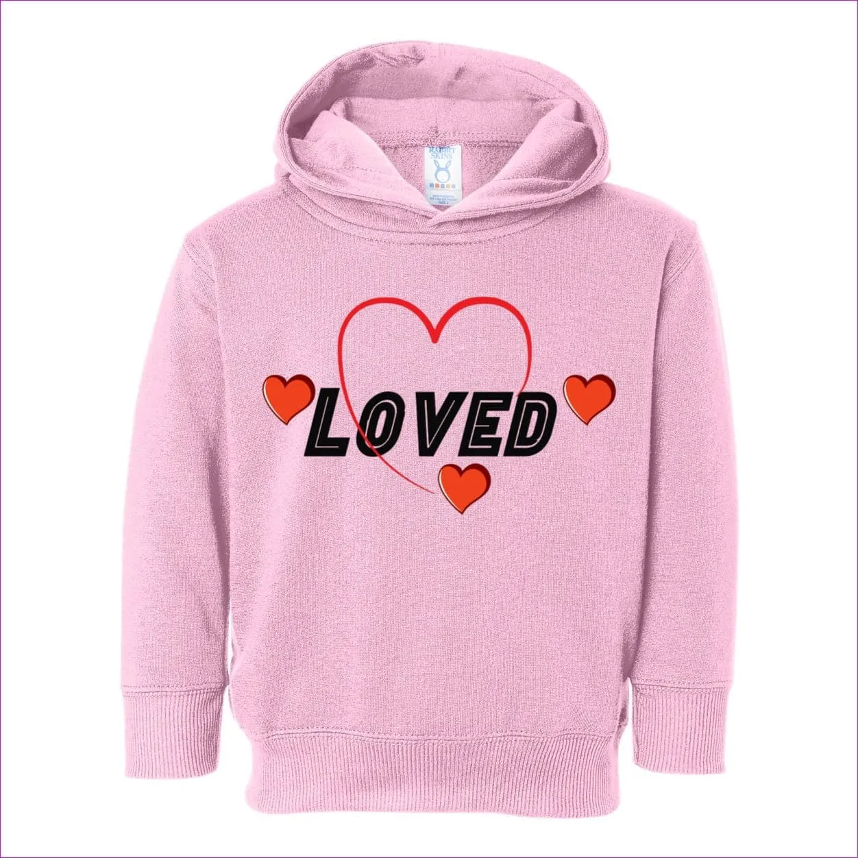 Loved Toddler Pullover Fleece Hoodie