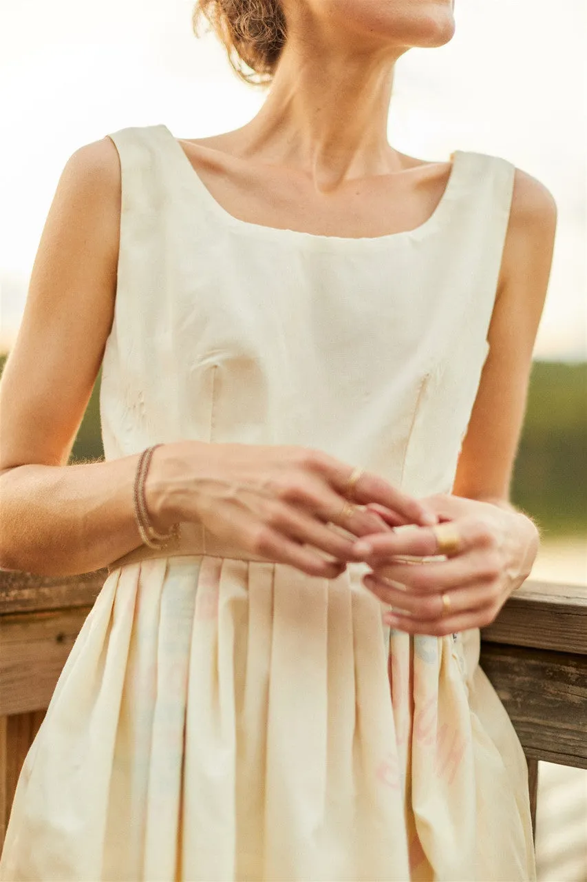 Lucy Recycled Flour Sack Dress