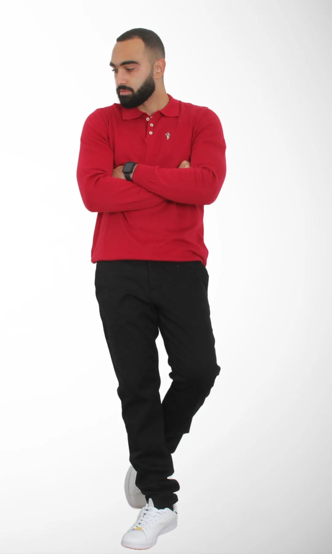 Men Pull Over Sweater (Red)