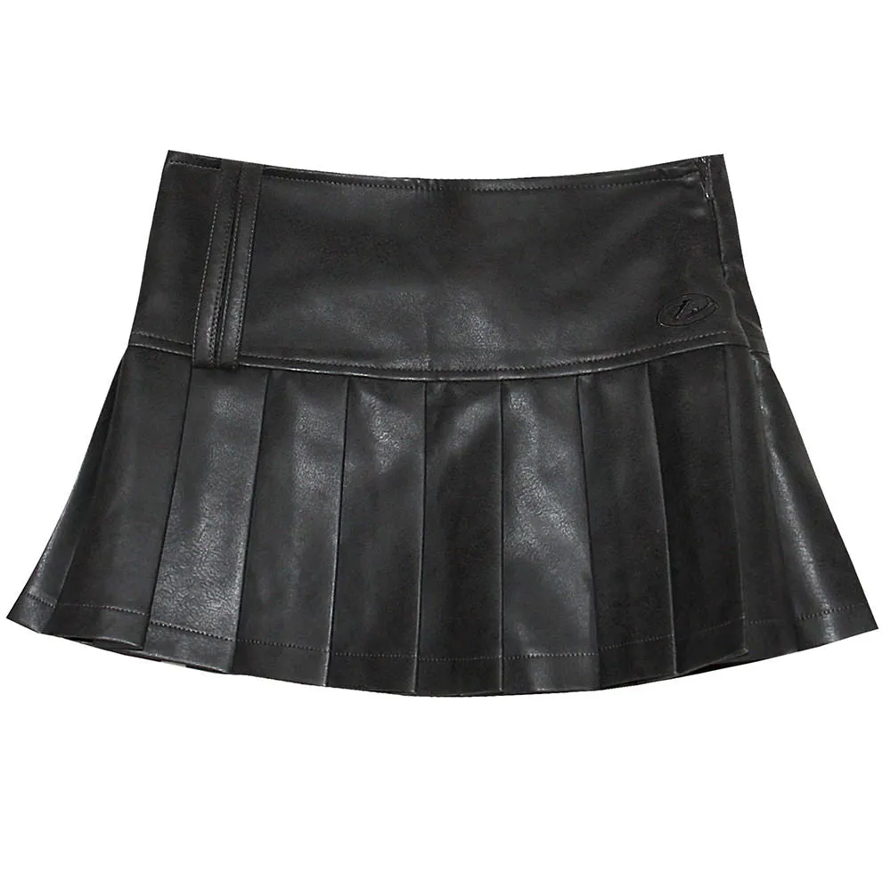 Model Behavior Leather Skirt