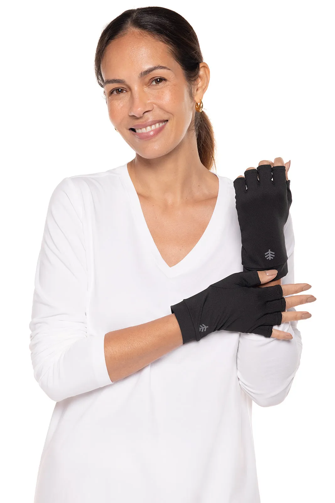 Ouray UV Fingerless Sun Gloves | Black