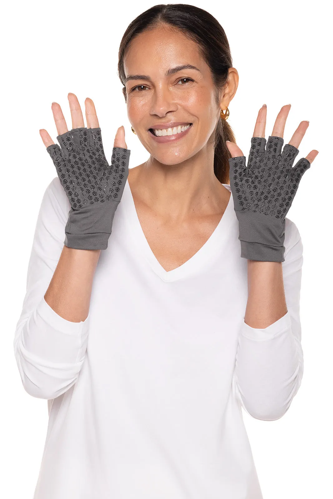 Ouray UV Fingerless Sun Gloves | Charcoal