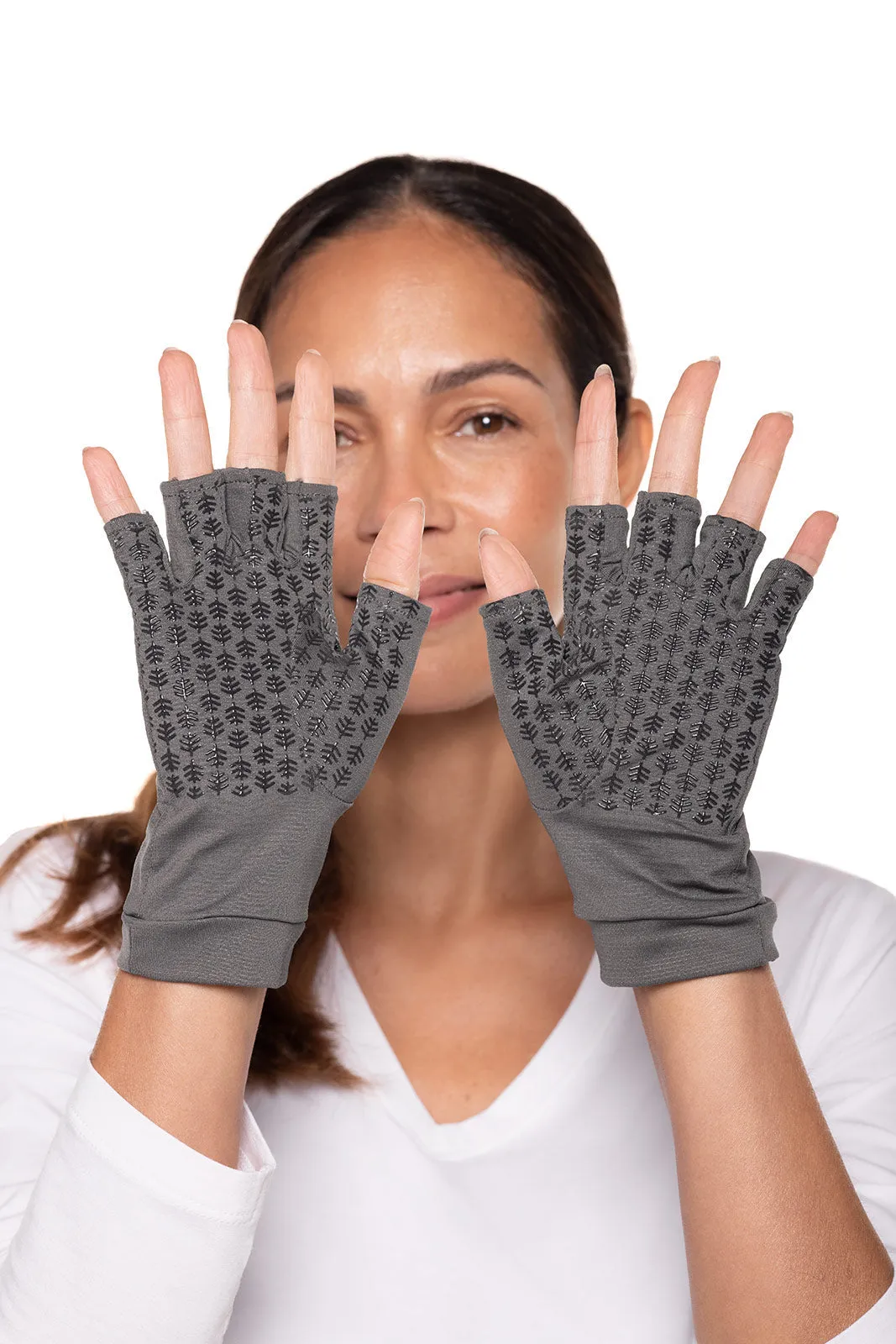 Ouray UV Fingerless Sun Gloves  |  Charcoal