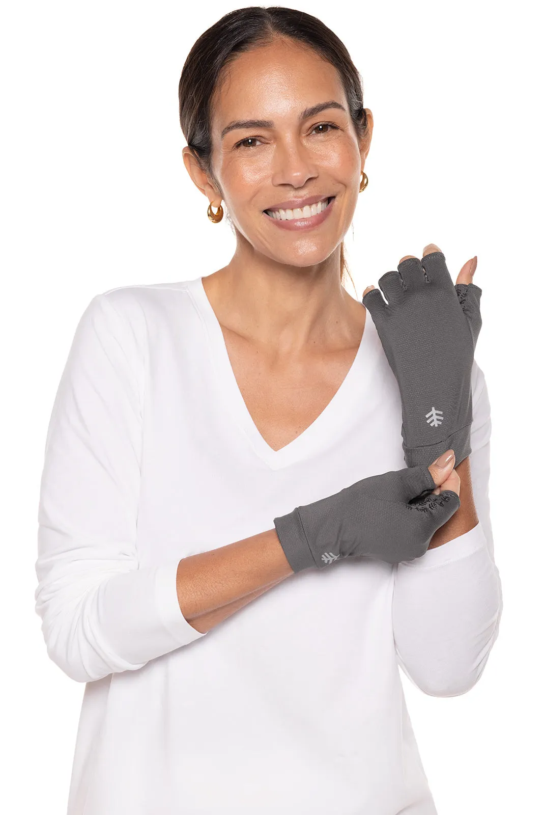 Ouray UV Fingerless Sun Gloves  |  Charcoal