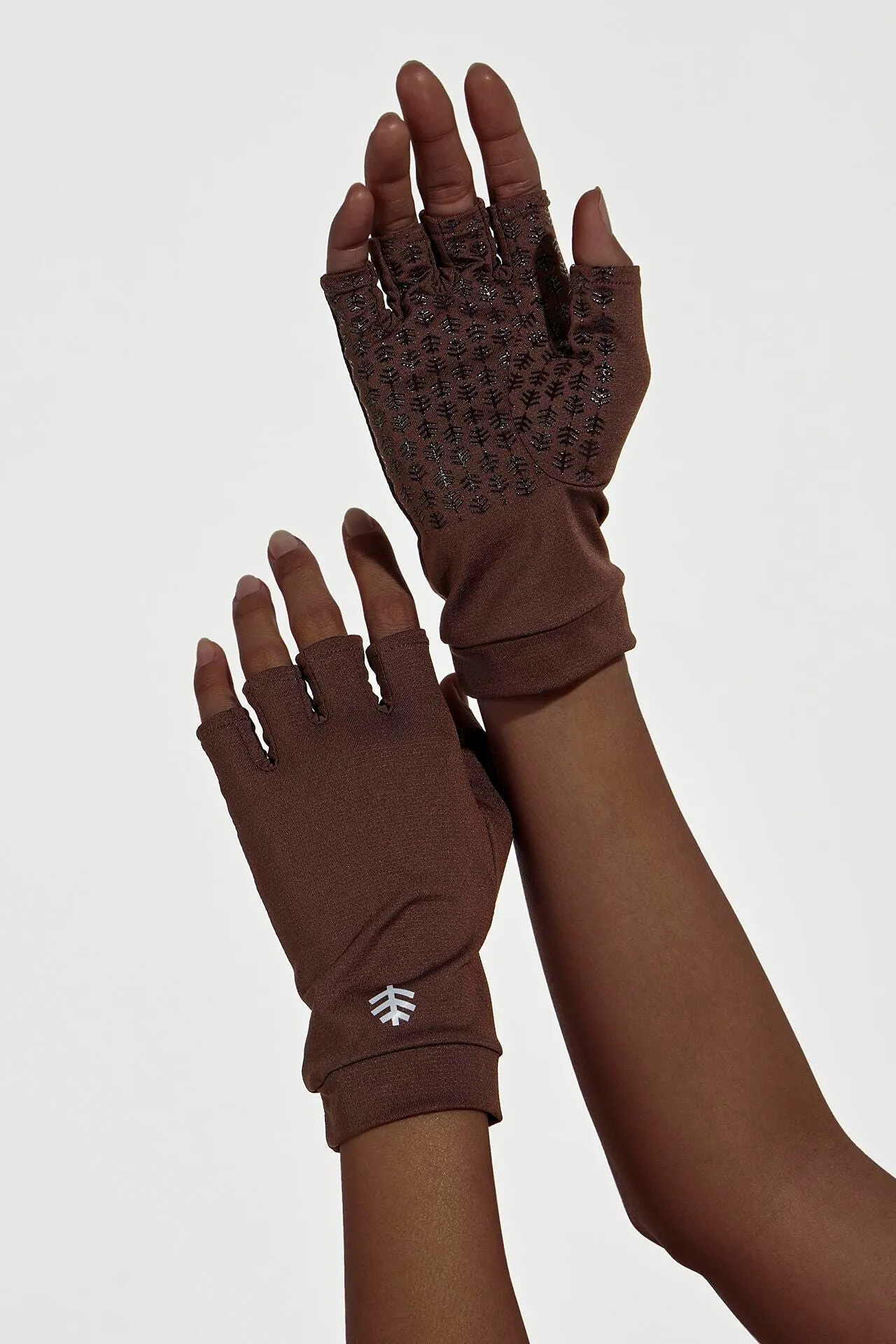 Ouray UV Fingerless Sun Gloves | Chestnut