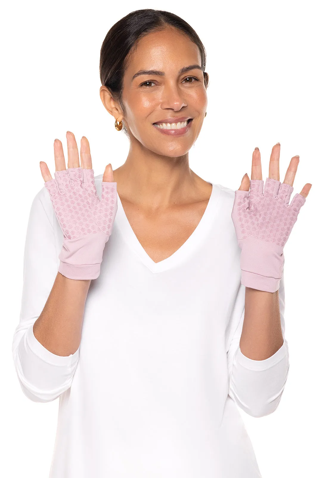 Ouray UV Fingerless Sun Gloves | Dusty Mauve