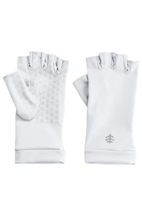 Ouray UV Fingerless Sun Gloves | White