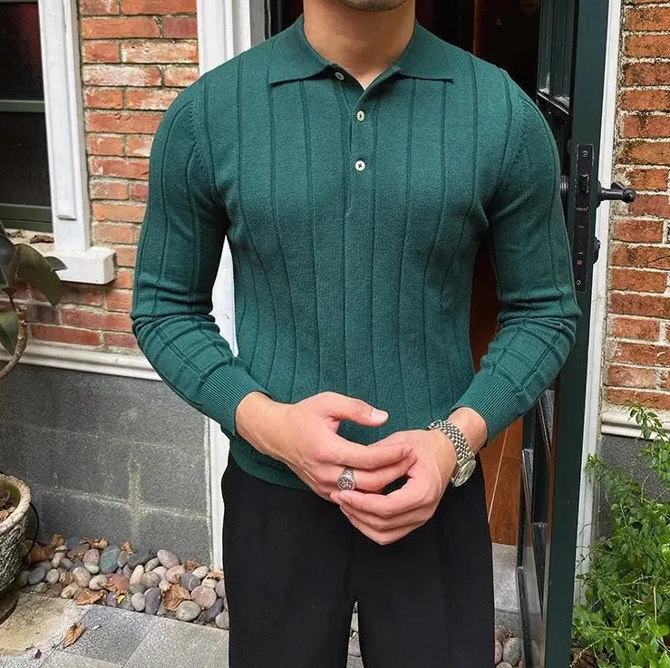 Oxford polo sweater